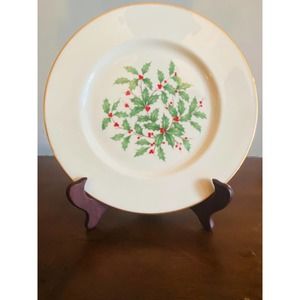 Vintage Lenox Christmas special salad plate